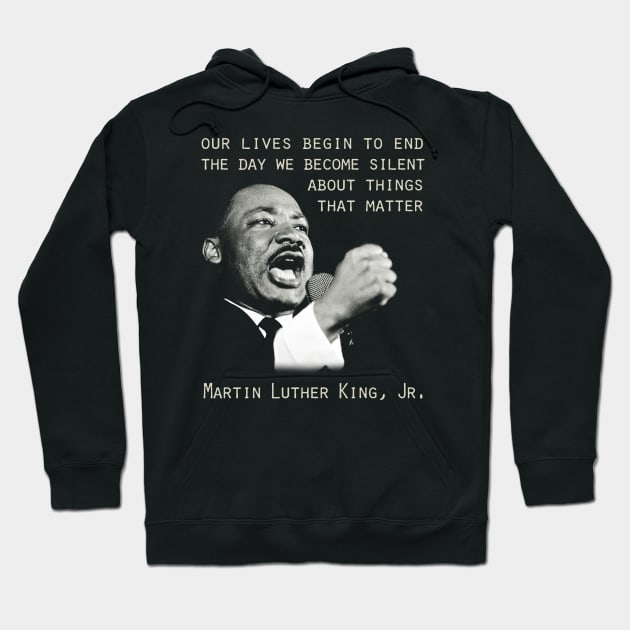 Martin Luther King, Jr. Hoodie by Yeyacantik